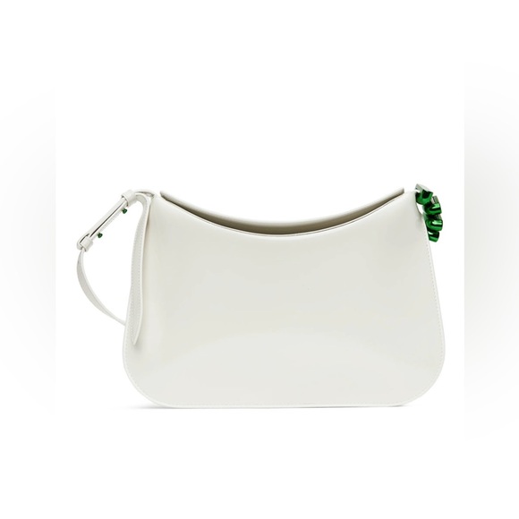 Bottega veneta white flap shoulder bag - Picture 4 of 12
